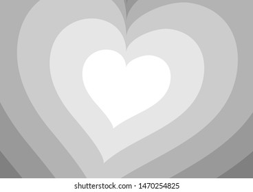 Grey white heart colourful abstract background illustration vector