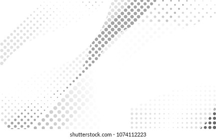 grey and white light abstract background. vector design Halftone concept. Decorative web layout or poster, banner.