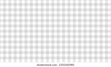 Grey and white plaid fabric texture as a background	