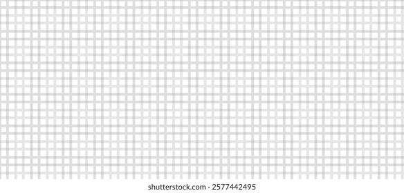 Grey and white plaid fabric texture background	