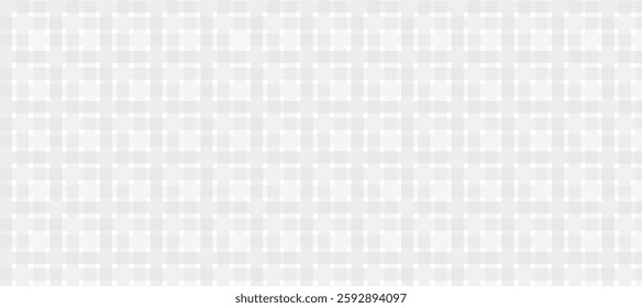 Grey and white plaid fabric texture background