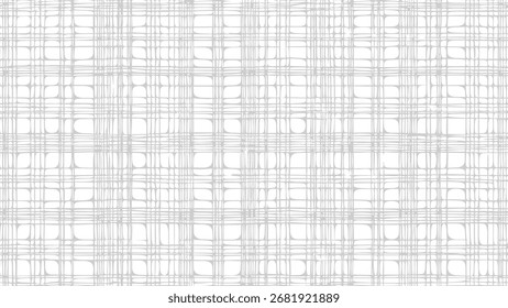 Grau-weißer, karierter Texturhintergrund. Nahtlose Muster karierte Tapete.