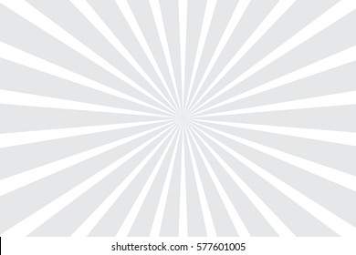 grey white radial starburst background vector illustration