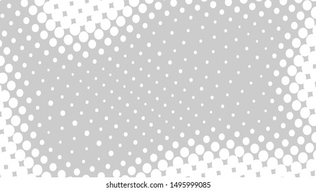 Grey and white retro comic pop art background with dots, cartoon halftone background vector illustration eps10