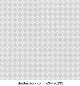 grey and white seamless geometric pattern background. Vector illustration.