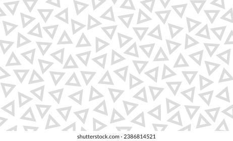 Grey and white seamless geometric triangle pattern