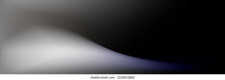 Grauer weißer, silberner Himmelskörper-Hintergrund. Fließende Pastel Smog Rauch Glätter Gradientmesh. Liquid Monochrom Curve Metal Wavy unile Tapete. Hellgraues Wetter Wolke Wasser Wolke unscharfe Textur.