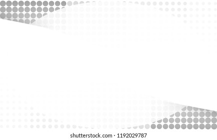 grey & white space abstract background. design Halftone concept. template for  web layout or poster, banner.