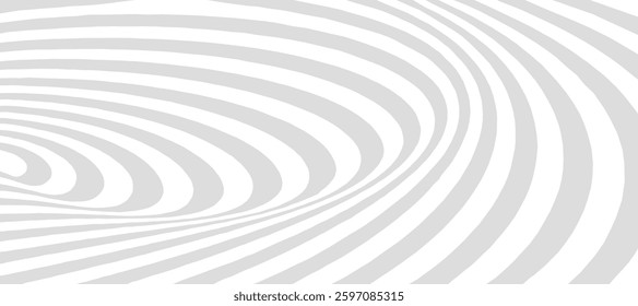 Grey and white spiral swirl abstract background