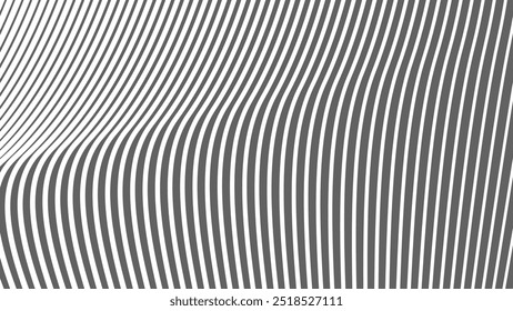 Fondo de patrón abstracto de rayas grises y blancas para el telón de fondo o estilo de tela