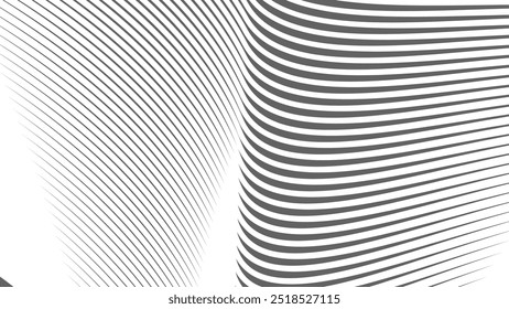 Fondo de patrón abstracto de rayas grises y blancas para el telón de fondo o estilo de tela