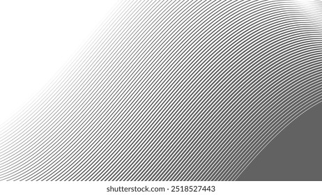 Fundo de padrão abstrato de listras cinza e branco para o estilo de pano de fundo ou tecido