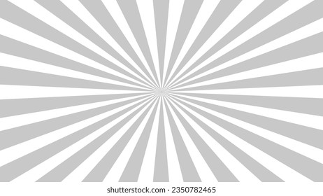 Grey and white sunburst background