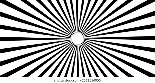 Grey and white sunburst background with rays
