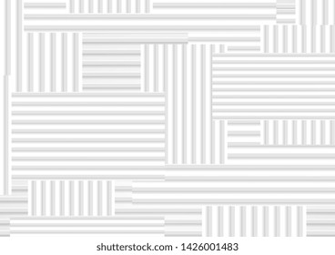 Grey white tech striped abstract geometric background. Vector design