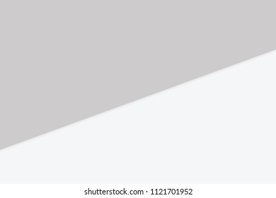 grey white two color soft paper pastel background, minimal flat lay style for fashionable cosmetics pastel color top view banner, wallpaper geometric flat lay style abstract overlays backdrop (vector)