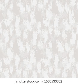Grey White Vector  Monochrome Irregular Banner Cement Texture Background. Rough Distressed Stone Effect Melange Seamless Border Pattern. White Achromatic Neutral Grunge Geo AEdging Trim. EPS 10