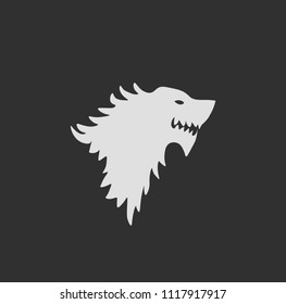 Grey Wolf Vector Design