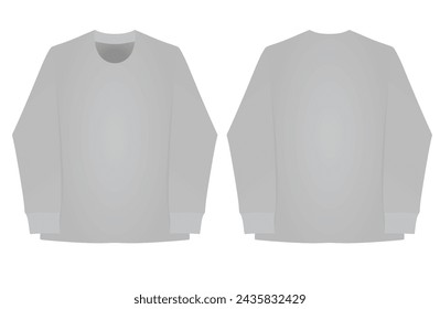 Grey  woman base layer. vector
