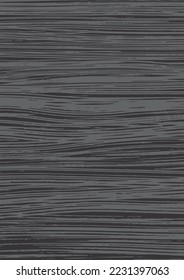 Grey wooden texture. Vector horizontal wooden planks. Monochrome pattern of wood board