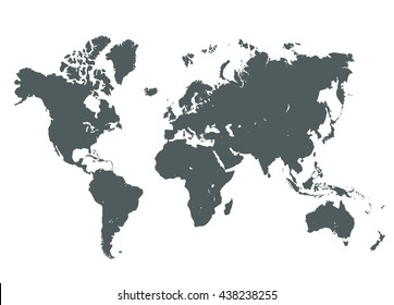 World Map Without Borders Images Stock Photos Vectors Shutterstock