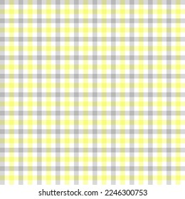 Grey Yellow Traditional Classic Square Tartan Plaid Lumberjack Retro Checkered Style Madras Pattern Background For Tablecloth, Plaid Shirt, Fabric Texture