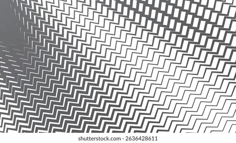 Grey Zigzag Stripes Line Pattern Abstract Background for Sleek and Minimalist Designs