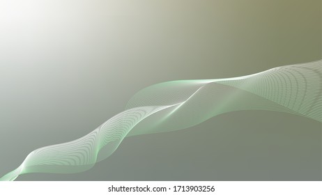 Grey-green backdrop. Abstract vector background for your computer desktop. Gray color does not tire the eyes