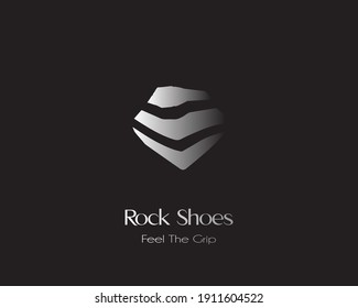 Greyscale business logo vector with higher resolution.