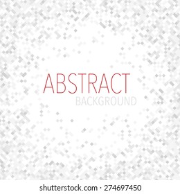 Greyscale mosaic vector background with small tiles.