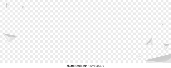 Greyscale Triangle Background Transparent Vector. Polygon Clean Texture. Grizzly Luxury Template. Element Shadow. Silver Shard Tile.