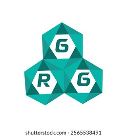 GRG creative minimalist letter logo. GRG unique vector initials alphabet letter logo design
