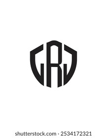 Grg Letter Logo Design, Grg Shield Letter Logo