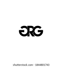 diseño del logotipo original de la letra de gramo