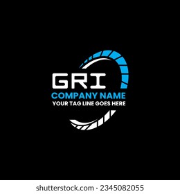 GRI letter logo creative design with vector graphic, GRI simple and modern logo. GRI luxurious alphabet design  