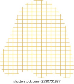 Grid Abstract Organic Shape Element