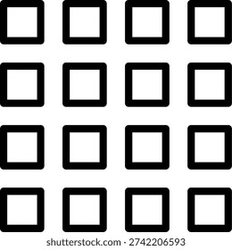 Grid Art vector Icon Design Illustration