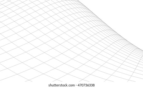grid background 3d mesh