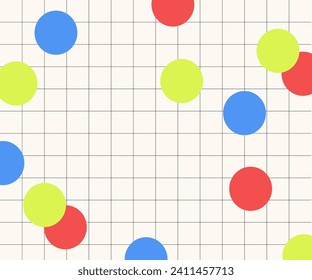 grid background with colorful dot modern promotion banner background 