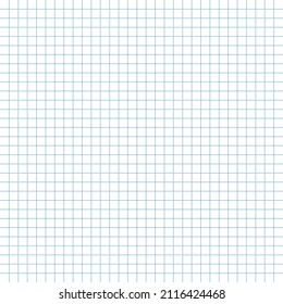 Grid background, dotted lines, notebook paper texture, vector illustration.