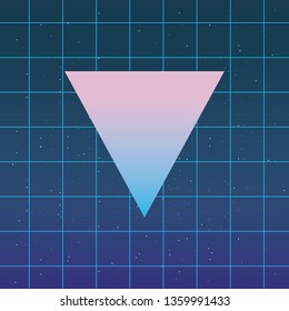 grid background triangle geometric design