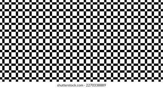 Grid black and white. Seamless grid of intersecting stripes. Vector seamless pattern, for print and surface design.
