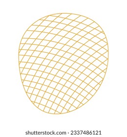 grid in cartoon style, vector illustration.