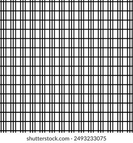 The grid consists of horizontal and vertical lines. But more vertical lines.