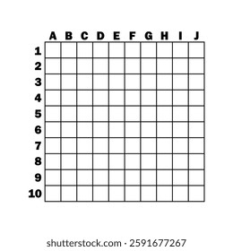 grid with coordinates black and white