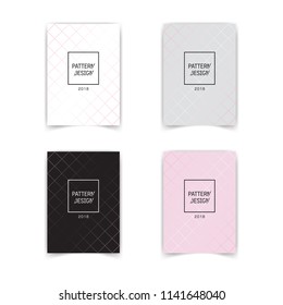 grid cover background vector