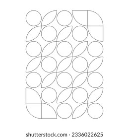 Cuadrícula. Rejas decorativas de estilo árabe. Fondo para textiles, tela, envoltura, postales, afiches, web. Elementos geométricos impecables sobre fondo blanco. Diseño abstracto vectorial negro.