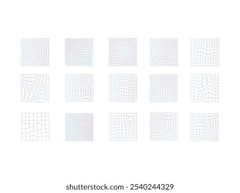 Grid Destorted Gradient Element Set
