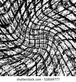 Grid diagonal distress overlay texture for your design. EPS10 vector. 