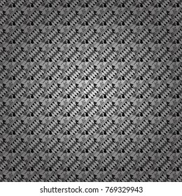 Grid digital paper, textile print, design. Vector repeated shapes and lines seamless background. Geometric seamless surface pattern design with retro black, white and gray colors rhombuses ornament.